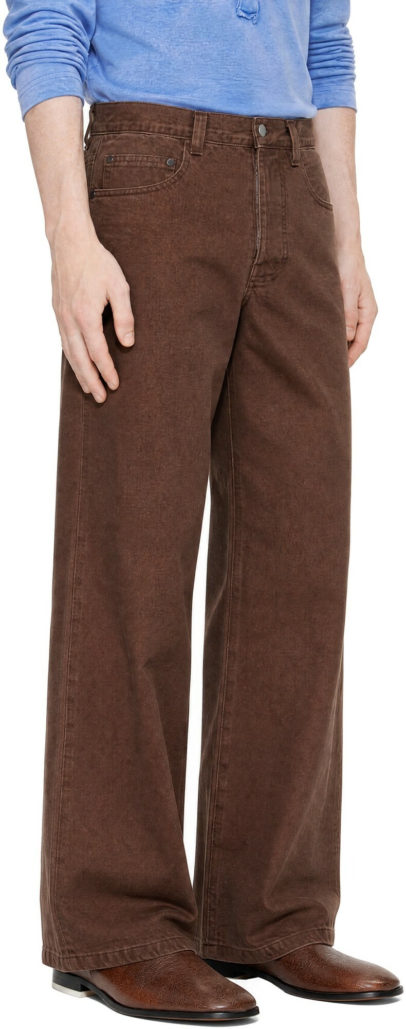 colbo Brown Big Pocket Jeans