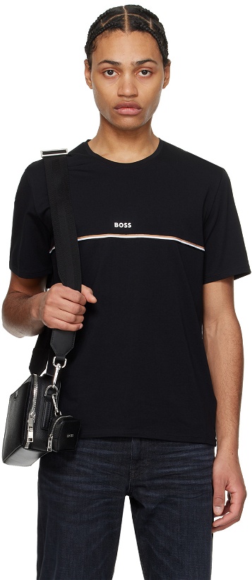 Photo: BOSS Black Printed Pyjama Shirt