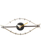 Vitra George Nelson Eye Clock in Brass