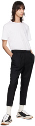 AMI Paris Black Four-Pocket Trousers