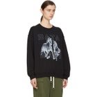 Baja East Black Freedom Sweatshirt