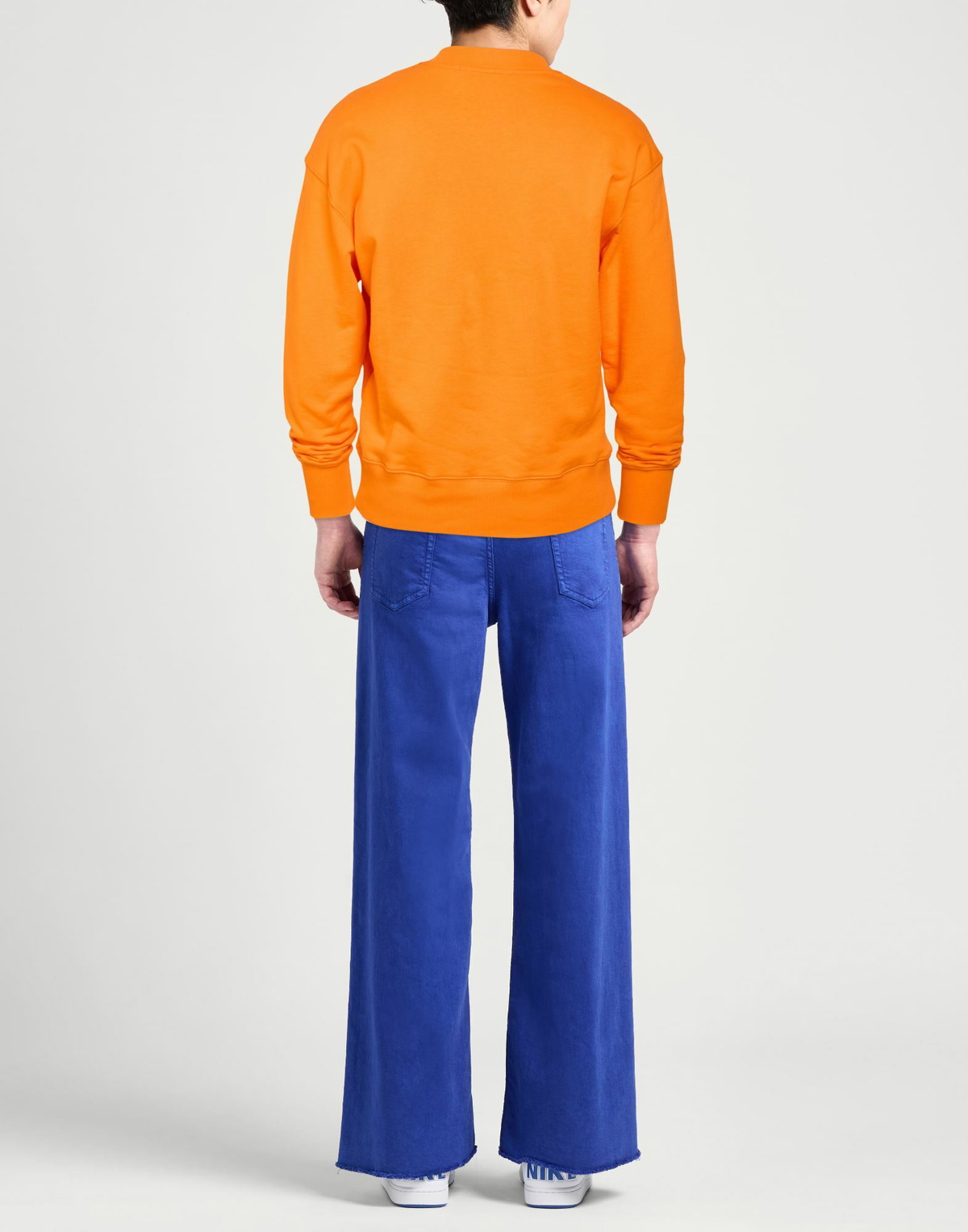 Msgm Mens Sweatshirt in Orange
