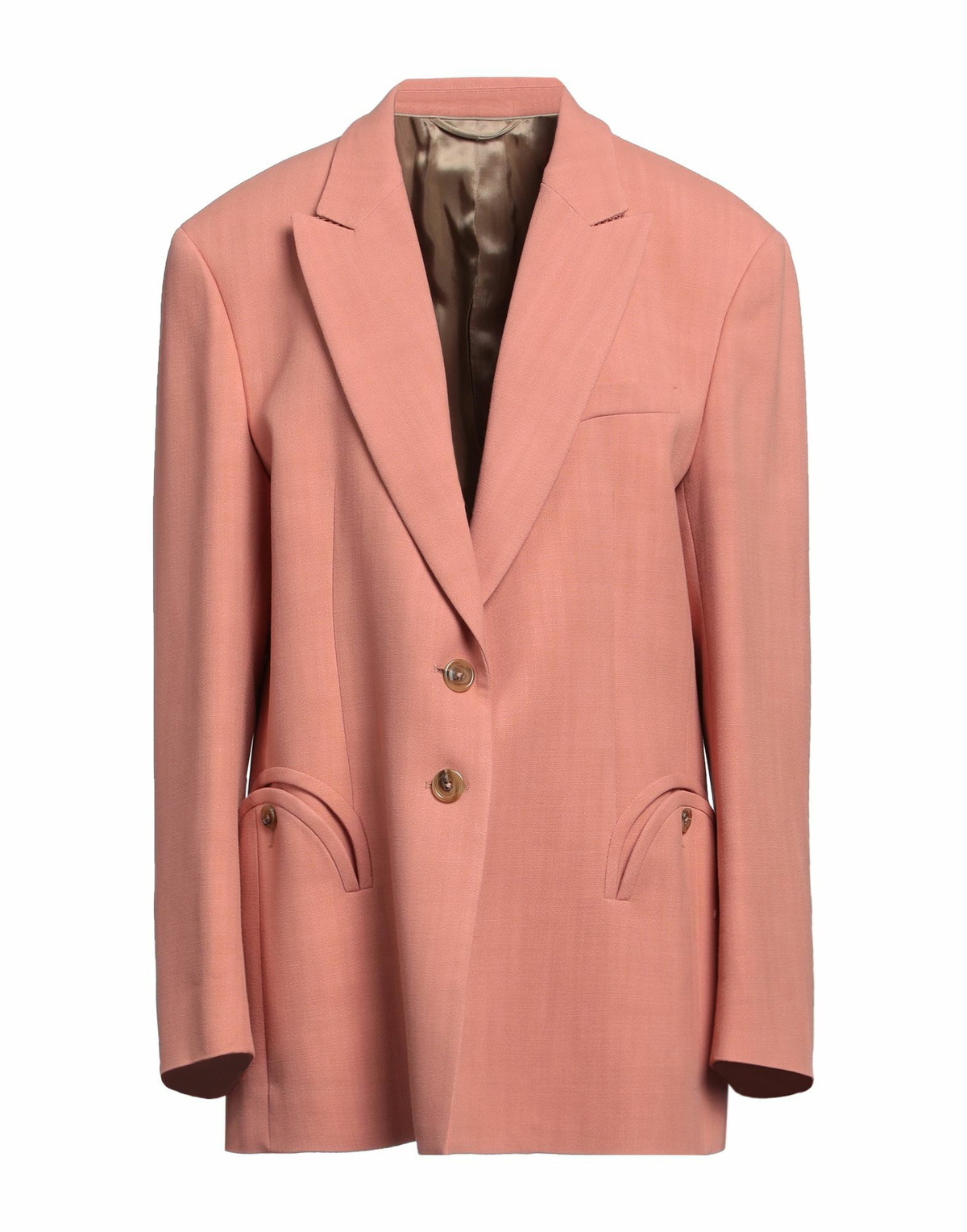 Blazé Milano Womens Blazer in Salmon pink