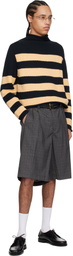 Carter Young Gray Roy Pleated Shorts