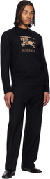 Burberry Black EKD Long Sleeve T-shirt