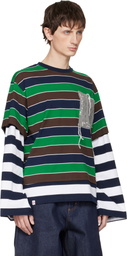 Charles Jeffrey LOVERBOY Multicolor Patch Long Sleeve 2-In-1 T-shirt