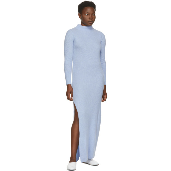 Blue cashmere outlet dress