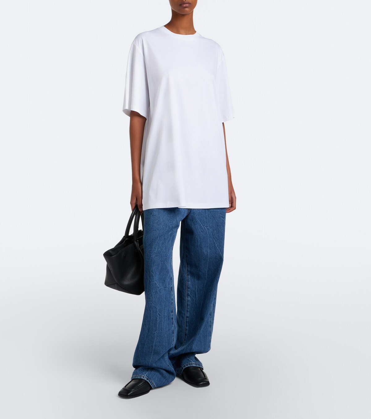 Róhe Cotton and silk-blend jersey T-shirt