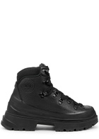 Canada Goose Journey Leather Ankle Boots Black