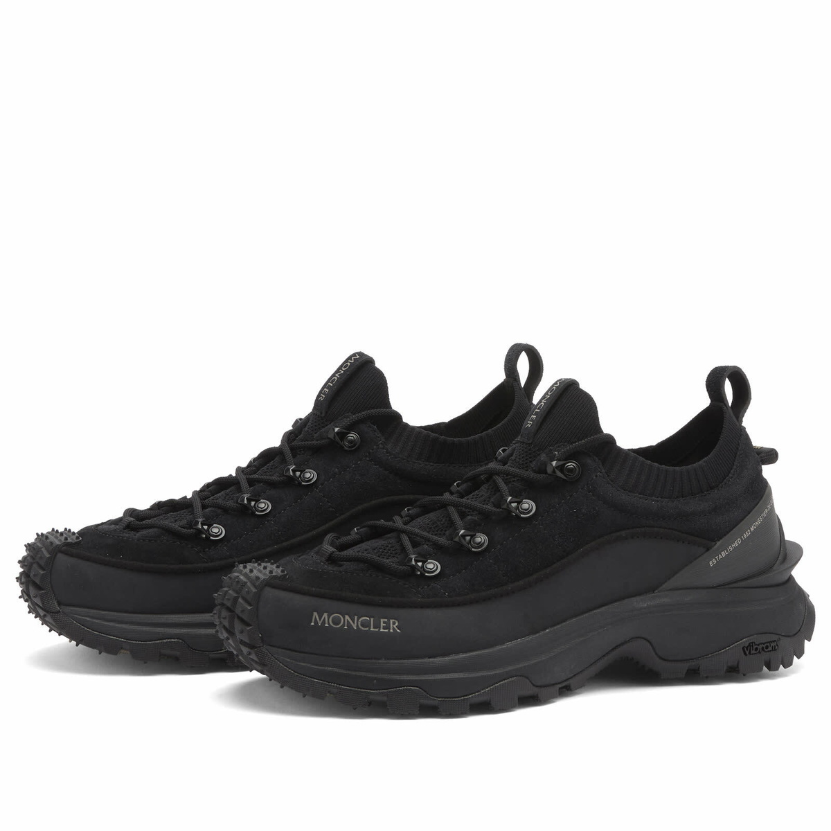 Moncler Women's Trailgrip Lite 3 Low Top Sneakers in Black