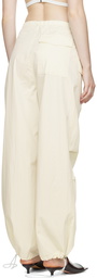 Dion Lee Off-White Toggle Parachute Trousers