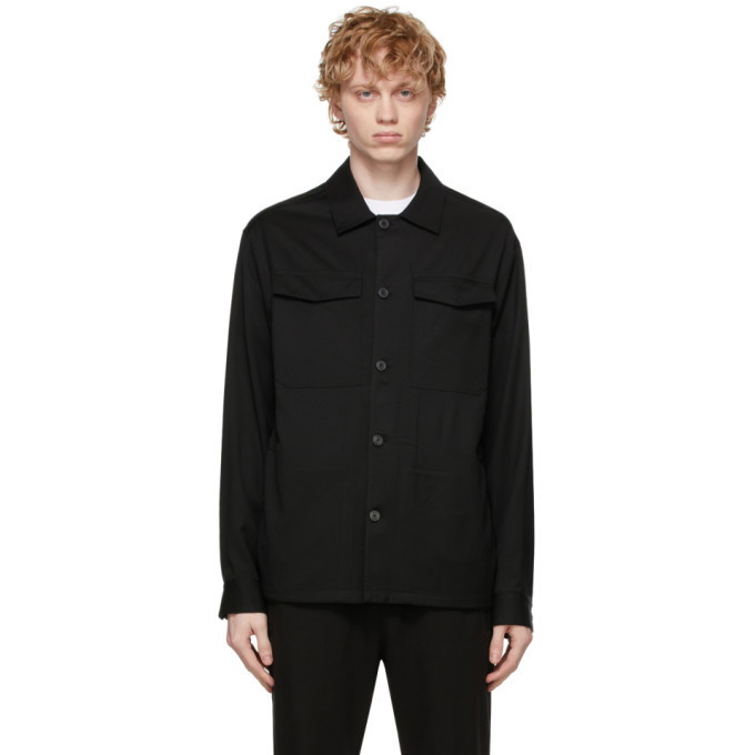 Photo: Z Zegna Black Techmerino Shirt