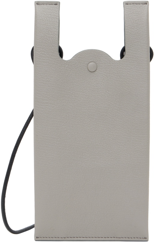 Photo: Maison Margiela Gray Leather Pouch