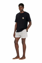 Diesel Cotton pajama set with printed shorts - Pajamas Mens in Multicolor