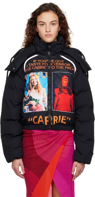 Photo: JW Anderson Black Poster Puffer Jacket