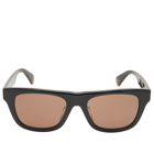 Kenzo Eyewear Men's Kenzo KZ40189F Sunglasses in Shiny Black/Brown 