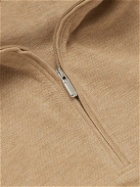 Peter Millar - Crown Cotton-Blend Piqué Half-Zip Sweatshirt - Neutrals