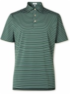 Peter Millar - Drum Striped Tech-Jersey Golf Polo Shirt - Green