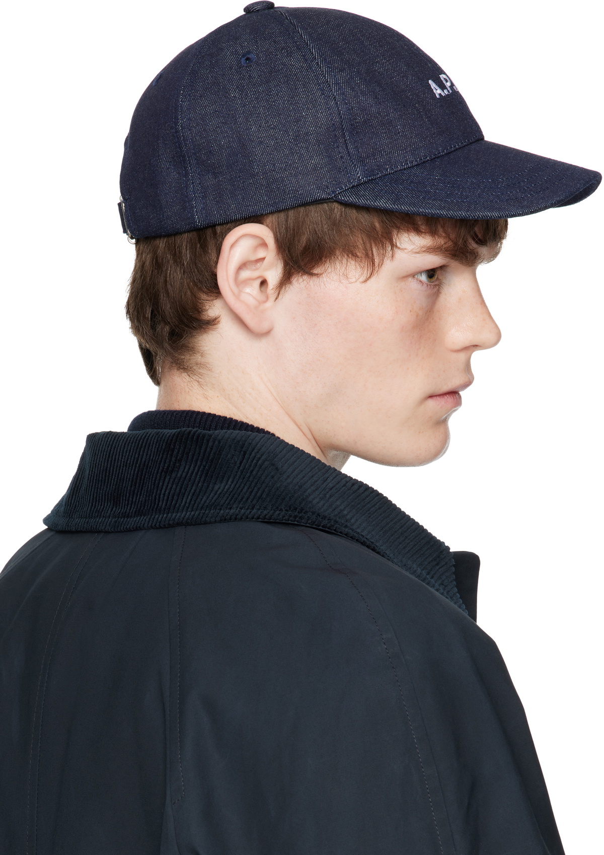 A.P.C. Indigo Charlie Cap
