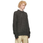 Jil Sander Blue Wool Knit Sweater