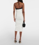 Maticevski Cygnet high-rise midi skirt