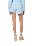 MC2 Saint Barth Woman Sangallo Cotton Pull Up Shorts Meave