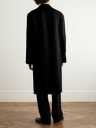 The Row - Anders Double-Breasted Wool Coat - Black