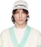 Palm Angels Beige Seasonal Logo Cap