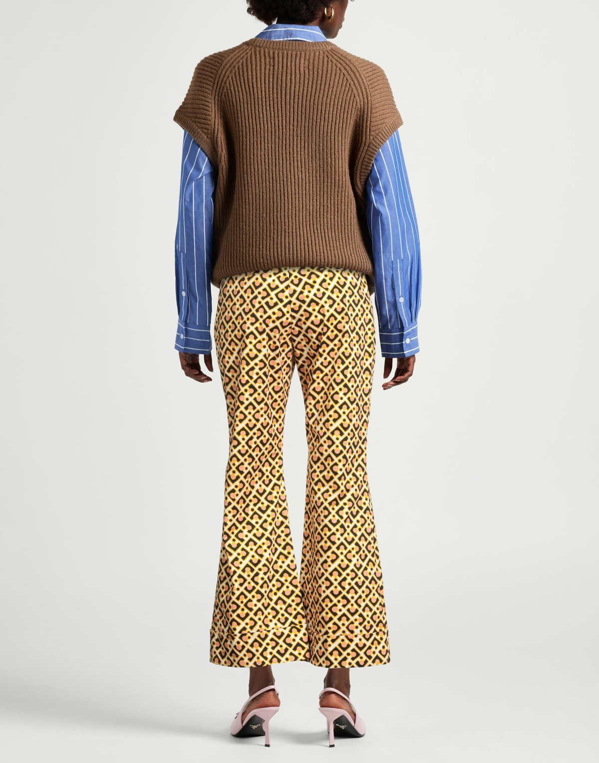 La Doublej Womens Pants in Yellow
