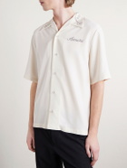 AMIRI - Studded Camp-Collar Woven Shirt - White