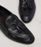 The Row Caden leather loafers