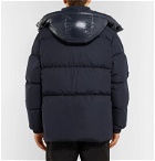 Moncler - Vilbert Slim-Fit Quilted Shell Hooded Down Jacket - Blue