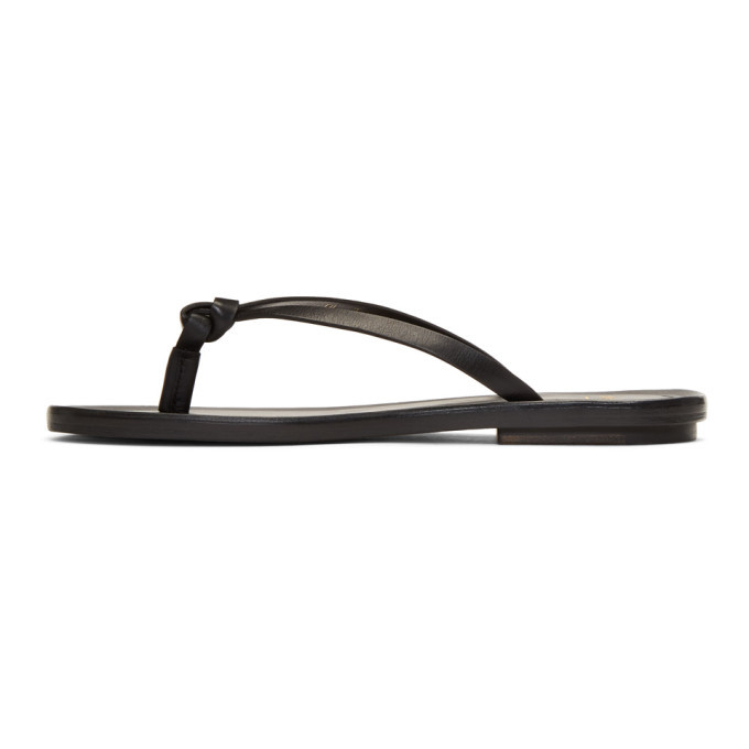 Brioni Black Thong Sandals Brioni