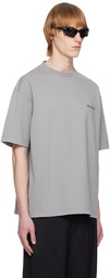 Balenciaga Gray BB Corp T-Shirt