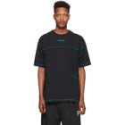 Li-Ning Black and Green Contrast Stitch T-Shirt