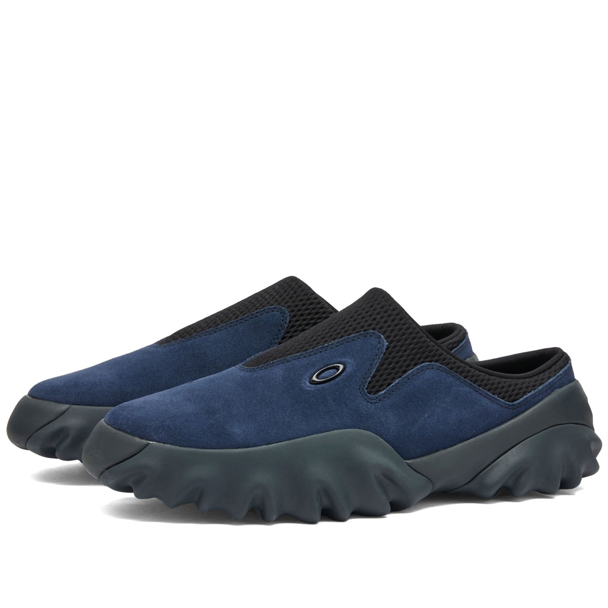 Oakley Factory Team Men's Suede Chop Saw Mule in Navy/Black