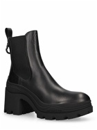 MONCLER - 80mm Envile Chelsea Leather Ankle Boots