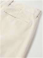 Massimo Alba - Winch2 Slim-Fit Cotton-Blend Twill Trousers - Neutrals