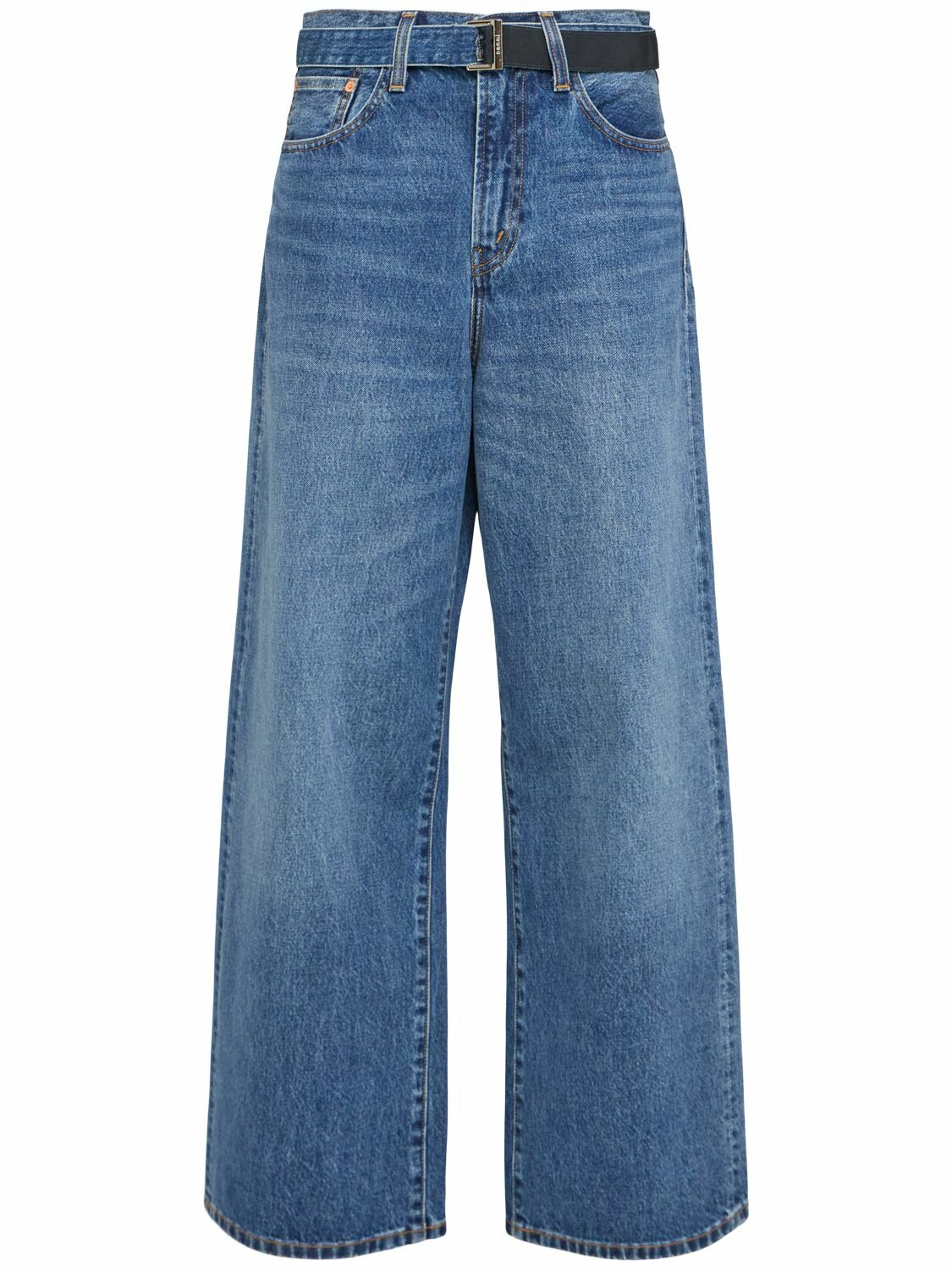 デニム・ジーパン SACAI Women Denim Pants SCW210301 Gray Wide Denim Pants | sacai Official Store サカイ オフィシャル