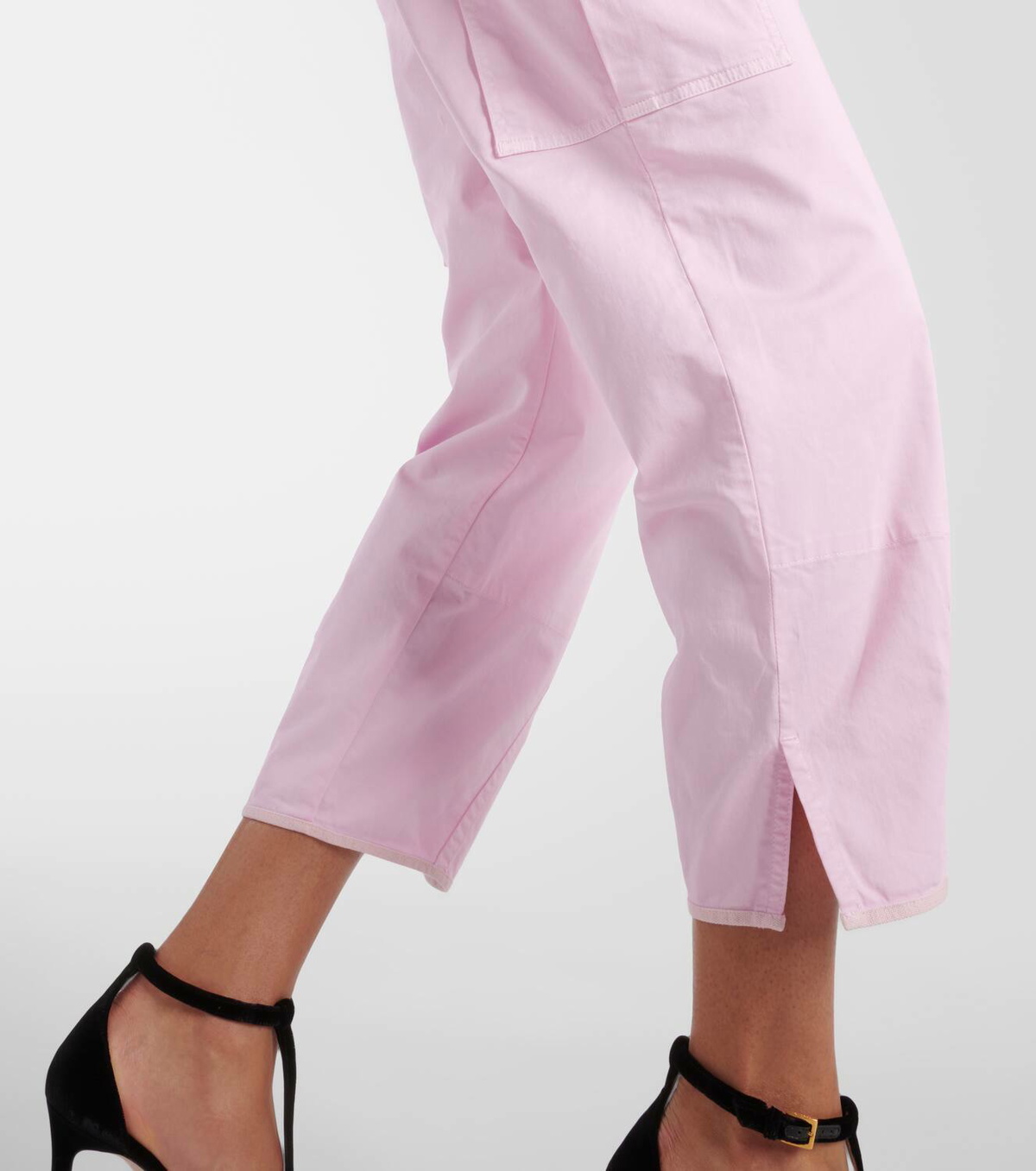 Tom Ford Green Cotton Cargo Pants