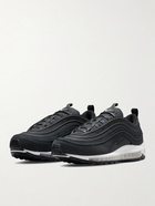 Nike - Air Max 97 Suede and Twill Sneakers - Black