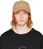 Dsquared2 Tan Wood Lover Cap