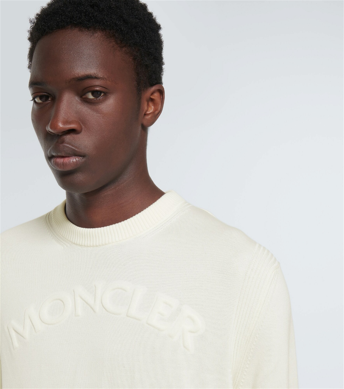 Moncler - Logo cotton sweater Moncler