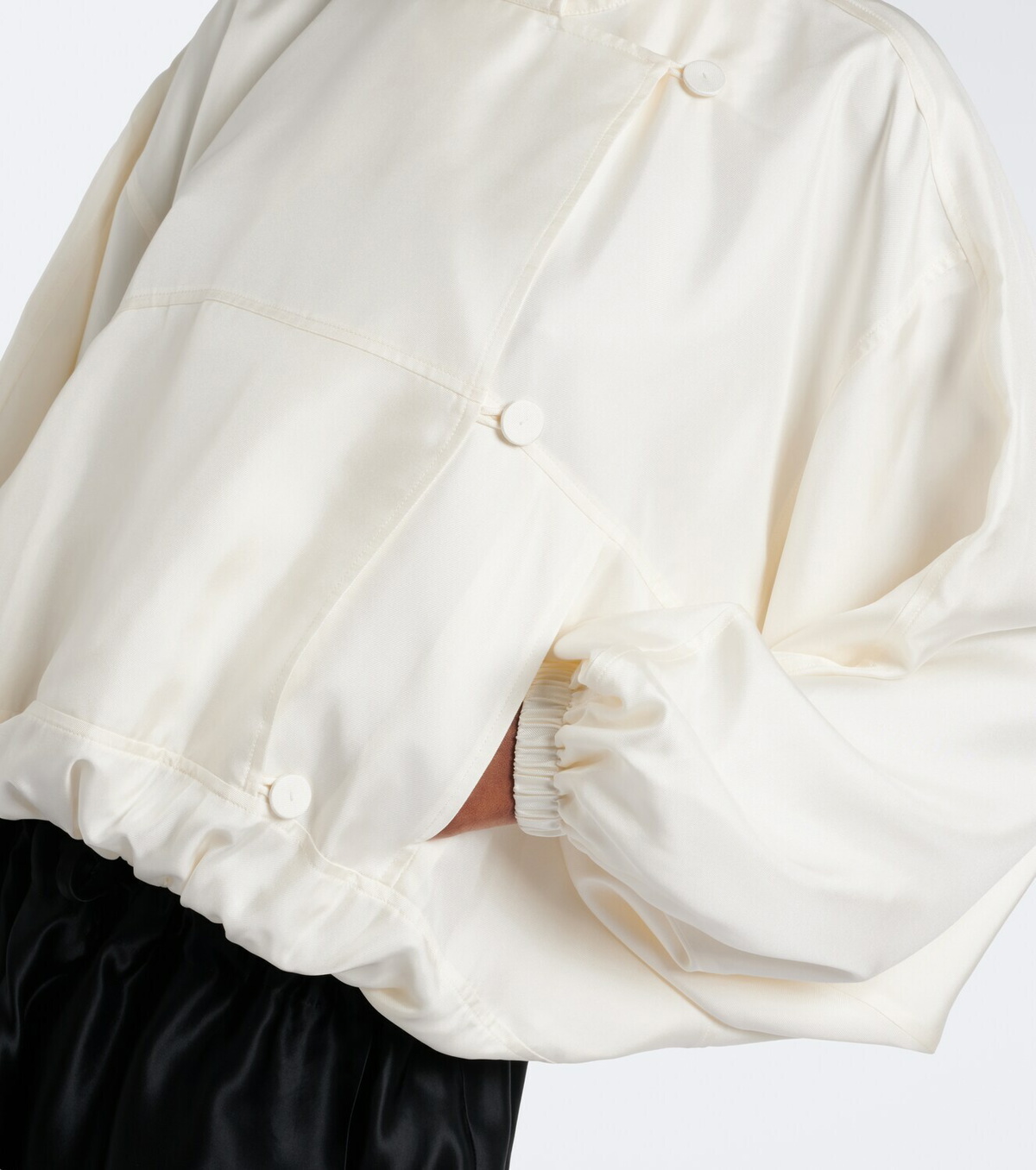 Róhe Silk blouson jacket