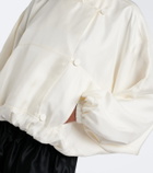 Róhe Silk blouson jacket
