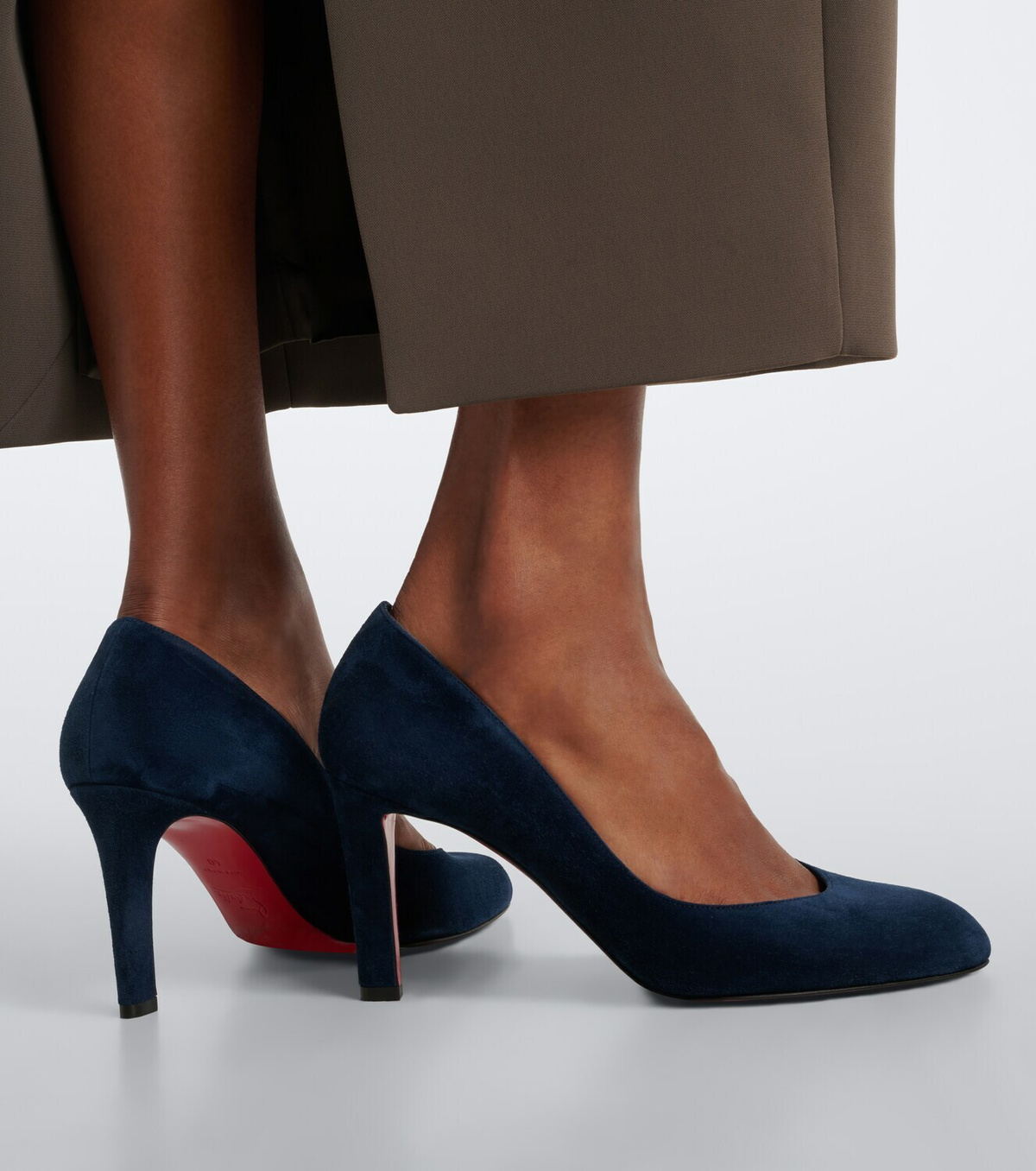Christian Louboutin Fannylove suede pumps