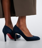Christian Louboutin Fannylove suede pumps