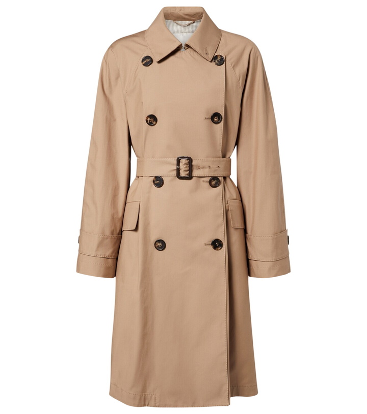 Photo: Max Mara Alessio cotton-blend gabardine trench coat