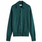 Oliver Spencer Men's Britten Knit Cardigan in Green
