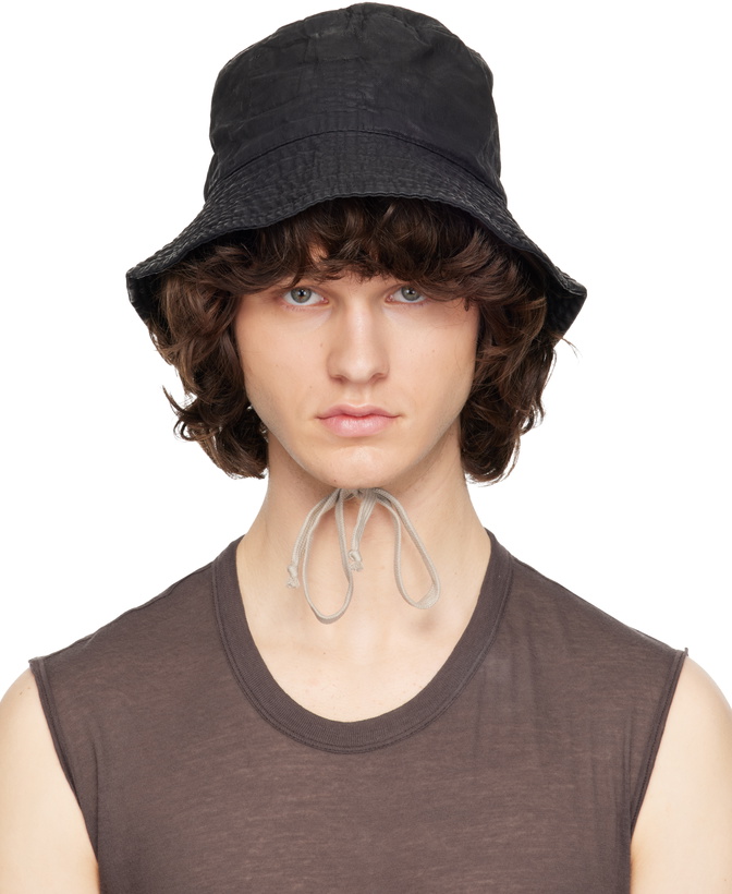 Photo: Rick Owens DRKSHDW Black Temple Gilligan Bucket Hat